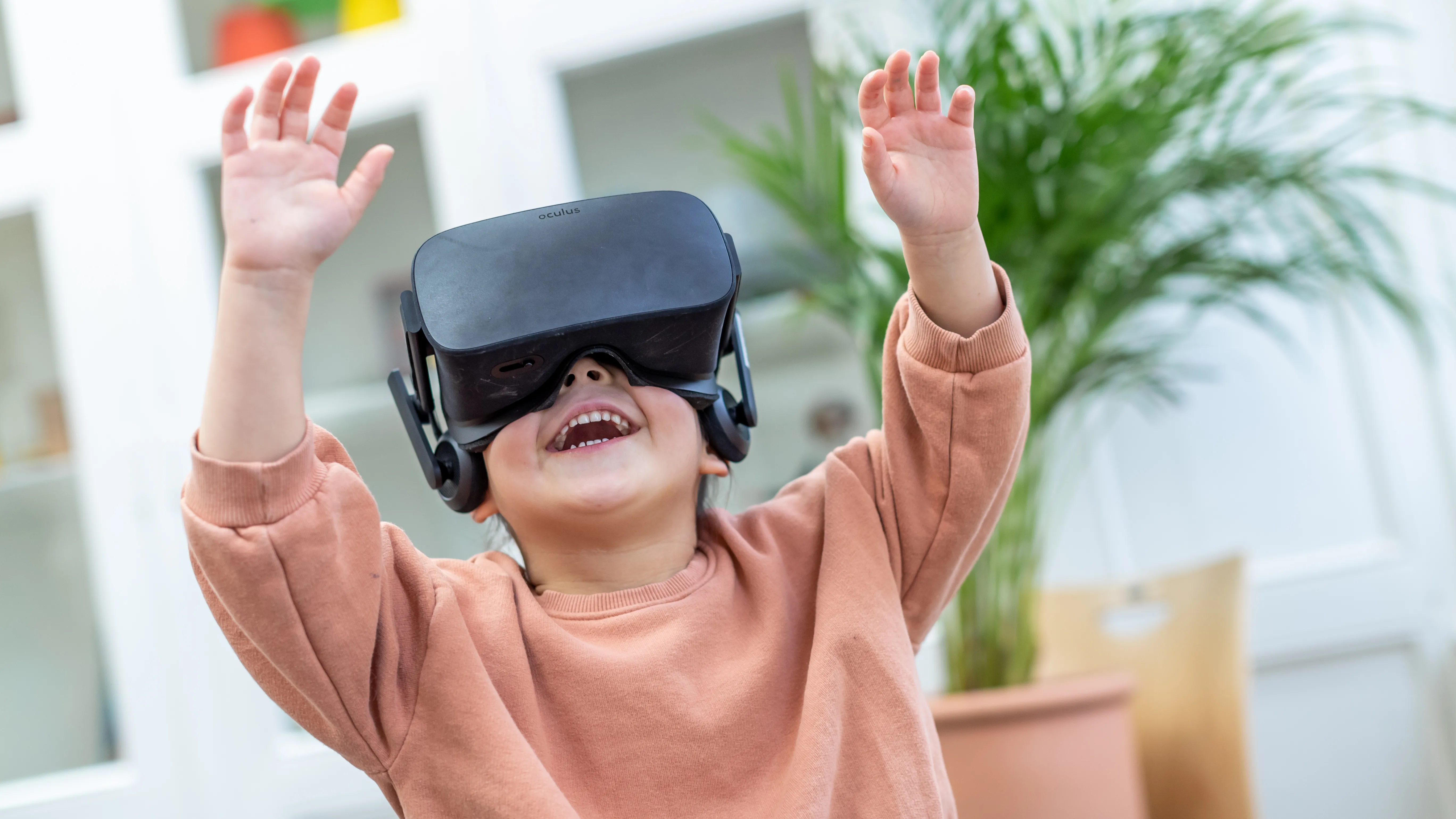 Kind met VR-bril Digitaal Atelier