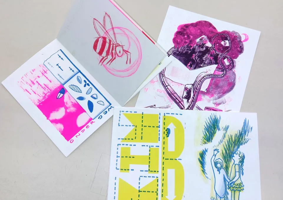 illustreren & riso print