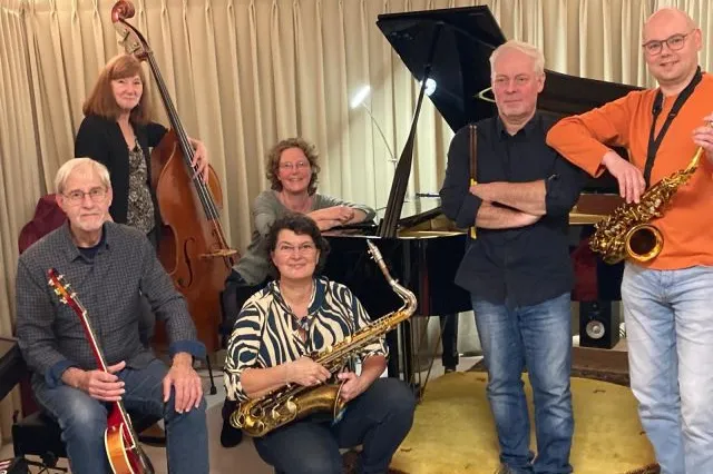 bandleden westpoint jazz met instrument